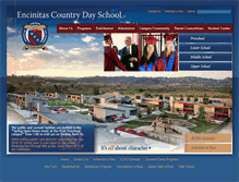 Tablet Screenshot of encinitascountrydayschools.org